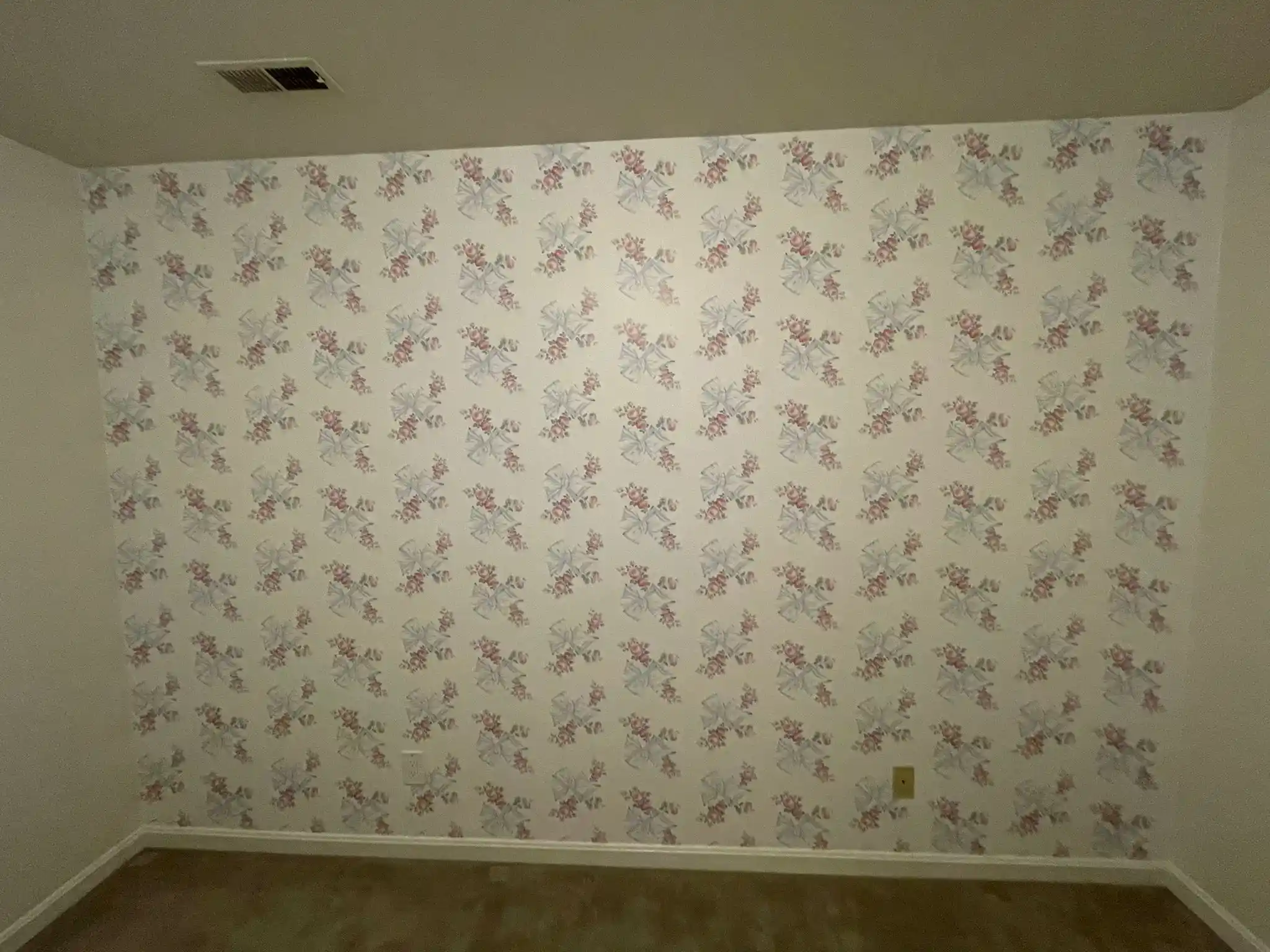 Wallpaper installation project in Santa Clarita, CA