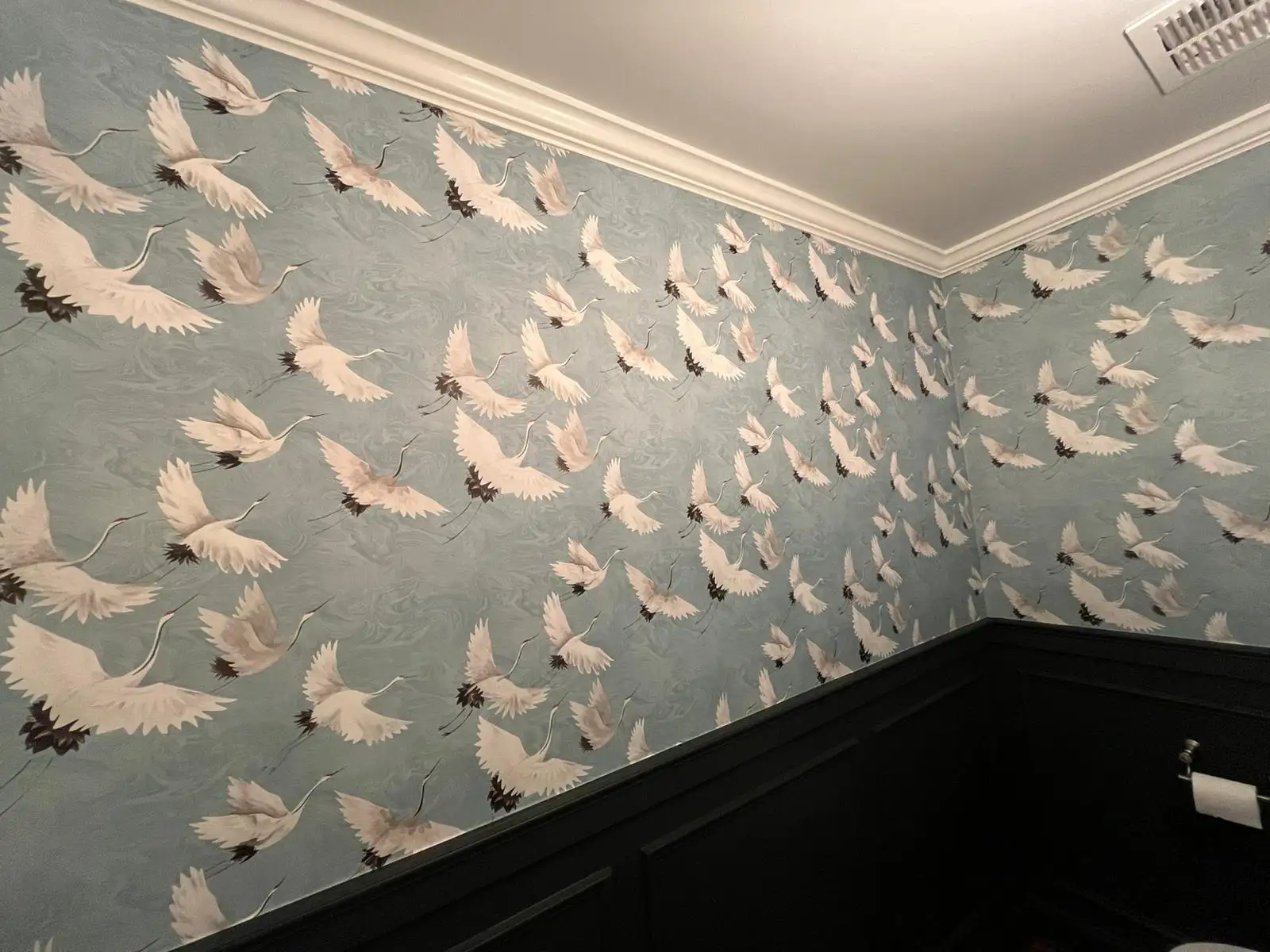 Wallpaper installation project in Lancaster, CA