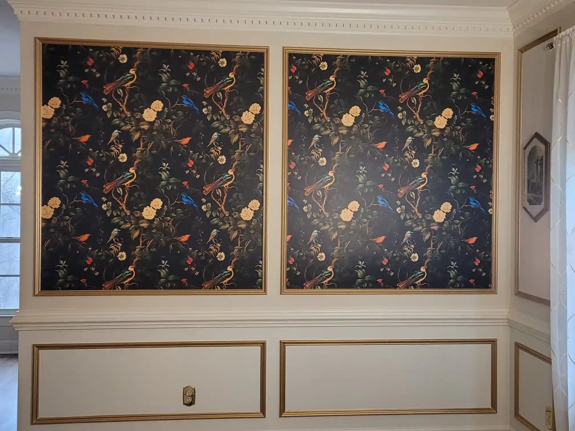 Wallpaper installation project in Palmdale, CA